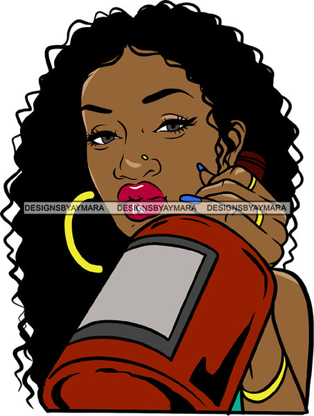 Ghetto Babe Street Girl Funky Girl Woman Face Urban Swag Hip Hop Girl .SVG Cutting Files For Silhouette Cricut and More!