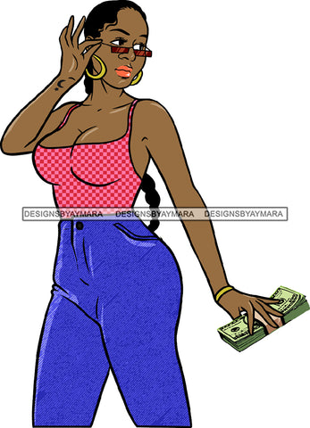 Ghetto Babe Street Girl Funky Girl Woman Face Urban Swag Hip Hop Girl .SVG Cutting Files For Silhouette Cricut and More!