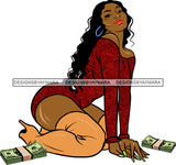 Ghetto Babe Street Girl Funky Girl Woman Face Urban Swag Hip Hop Girl .SVG Cutting Files For Silhouette Cricut and More!