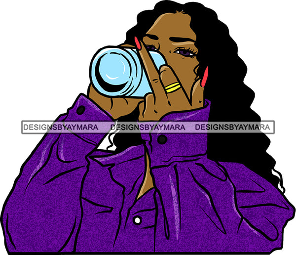 Ghetto Babe Street Girl Funky Girl Woman Face Urban Swag Hip Hop Girl .SVG Cutting Files For Silhouette Cricut and More!