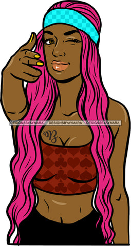 Ghetto Babe Street Girl Funky Girl Woman Face Urban Swag Hip Hop Girl .SVG Cutting Files For Silhouette Cricut and More!