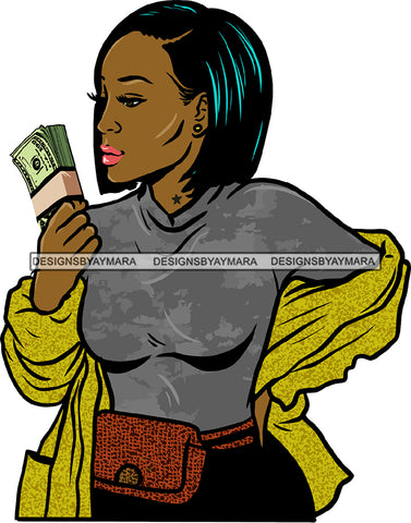 Ghetto Babe Street Girl Funky Girl Woman Face Urban Swag Hip Hop Girl .SVG Cutting Files For Silhouette Cricut and More!