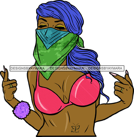 Ghetto Babe Street Girl Funky Girl Woman Face Urban Swag Hip Hop Girl .SVG Cutting Files For Silhouette Cricut and More!