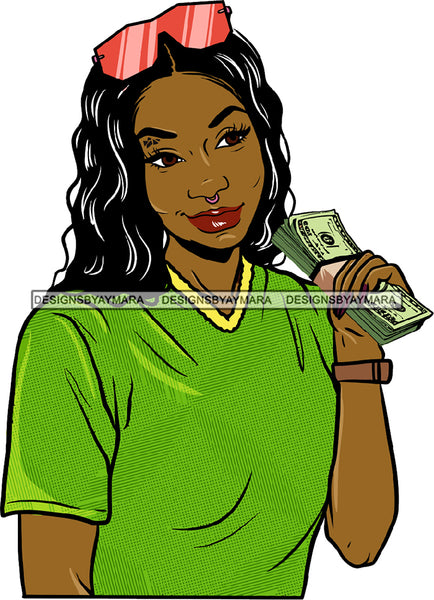 Ghetto Babe Street Girl Funky Girl Woman Face Urban Swag Hip Hop Girl .SVG Cutting Files For Silhouette Cricut and More!