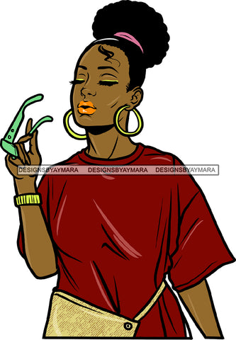 Ghetto Babe Street Girl Funky Girl Woman Face Urban Swag Hip Hop Girl .SVG Cutting Files For Silhouette Cricut and More!