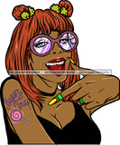 Ghetto Babe Street Girl Funky Girl Woman Face Urban Swag Hip Hop Girl .SVG Cutting Files For Silhouette Cricut and More!