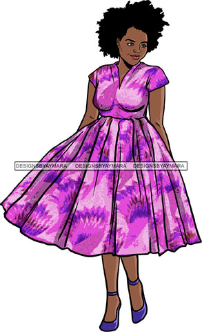 Afro Beautiful Woman Fashion Female Girl Model Dress Goddess Diva Classy Lady .SVG Cut Files For Silhouette Cricut and More!