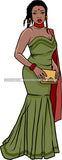 Afro Beautiful Woman Fashion Female Girl Model Dress Goddess Diva Classy Lady .SVG Cut Files For Silhouette Cricut and More!