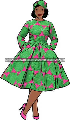 Afro Beautiful Woman Fashion Female Girl Model Dress Goddess Diva Classy Lady .SVG Cut Files For Silhouette Cricut and More!