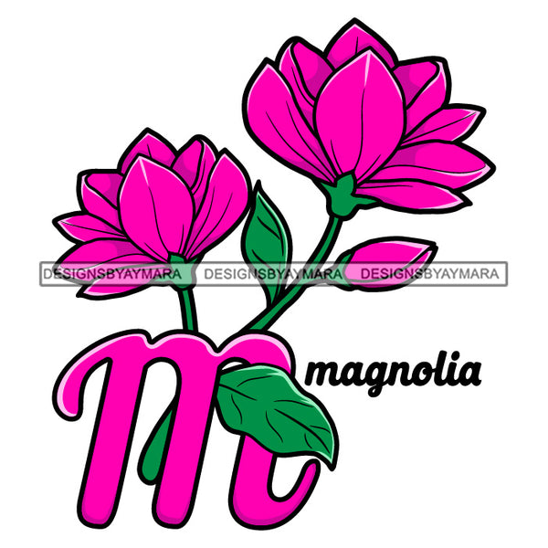 Bundle 26 Alphabet Flowers Letter Fonts Nature Floral Creative Kit Typography Type Decorative Lettering Words SVG JPG PNG Layered Cutting Files For Silhouette Cricut and More