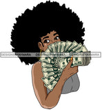 Bundle 20 Lola Money Maker Gangster Hustler Caring Gun Black Girl Magic Melanin Popping Hipster Girls SVG JPG PNG Layered Cutting Files For Silhouette Cricut and More