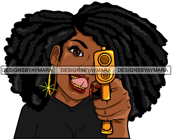 Bundle 20 Lola Money Maker Gangster Hustler Caring Gun Black Girl Magic Melanin Popping Hipster Girls SVG JPG PNG Layered Cutting Files For Silhouette Cricut and More