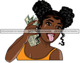 Bundle 20 Lola Money Maker Gangster Hustler Caring Gun Black Girl Magic Melanin Popping Hipster Girls SVG JPG PNG Layered Cutting Files For Silhouette Cricut and More