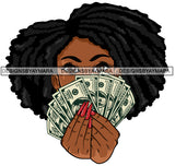 Bundle 20 Lola Money Maker Gangster Hustler Caring Gun Black Girl Magic Melanin Popping Hipster Girls SVG JPG PNG Layered Cutting Files For Silhouette Cricut and More
