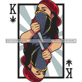 Gangster White Woman Holding Knife Wearing Face Mask Red Hat Cap Robber Criminal Girl American Hustler Lady Hustle Mirror Image K SVG JPG PNG Vector Clipart Cricut Silhouette Cut Cutting