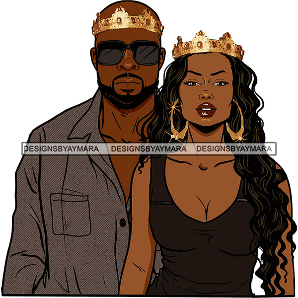 Bundle 4 Couple King Queen Soulmates Relationship Couple Goals Best Half Partners True Love SVG PNG JPG Cutting Files For Cricut Silhouette and More!