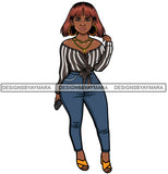 Afro Lola Fashion Model Beauty Stylish Trendy Girl Glamour Vogue .SVG Clipart Vector Cutting Files For Silhouette Cricut and More!