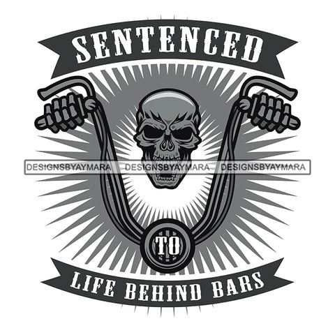 Motorcycle Biker Life Quote Speed Adventure Competitive Sport White Background SVG JPG PNG Vector Clipart Cricut Silhouette Cut Cutting