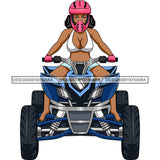 Biker Girl Chick Motorcycle Woman Riding Sport Bike Gear Helmet Protection Speed Angel Two Wheels SVG JPG PNG Vector Clipart Cricut Silhouette Cut Cutting