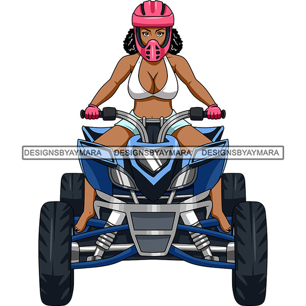 Biker Girl Chick Motorcycle Woman Riding Sport Bike Gear Helmet Protection Speed Angel Two Wheels SVG JPG PNG Vector Clipart Cricut Silhouette Cut Cutting