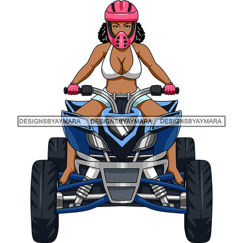 Biker Girl Chick Motorcycle Woman Riding Sport Bike Gear Helmet Protection Speed Angel Two Wheels SVG JPG PNG Vector Clipart Cricut Silhouette Cut Cutting