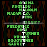 I'm Black History Month Quotes Proud Roots African American Culture Celebration Melanin Pride SVG Clipart Vector Designs Cutting Files For Circuit Silhouette Cricut and More!