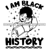 I'm Black History Month Quotes Proud Roots African American Culture Celebration Melanin Pride SVG Clipart Vector Designs Cutting Files For Circuit Silhouette Cricut and More!