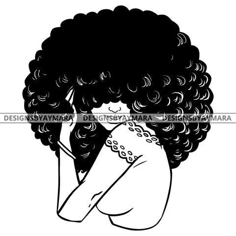 Goddess Diva Wise Black Queen  In BW Color  SVG JPG PNG Vector Clipart Cricut Silhouette Cut Cutting