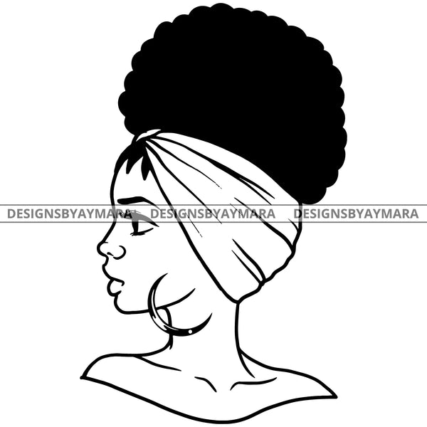 Proud Goddess Diva Black Queen In BW No Words  SVG JPG PNG Vector Clipart Cricut Silhouette Cut Cutting