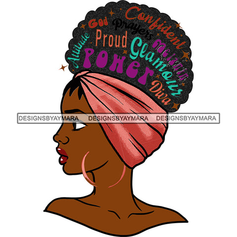 Proud Goddess Diva Black Queen In Color  SVG JPG PNG Vector Clipart Cricut Silhouette Cut Cutting