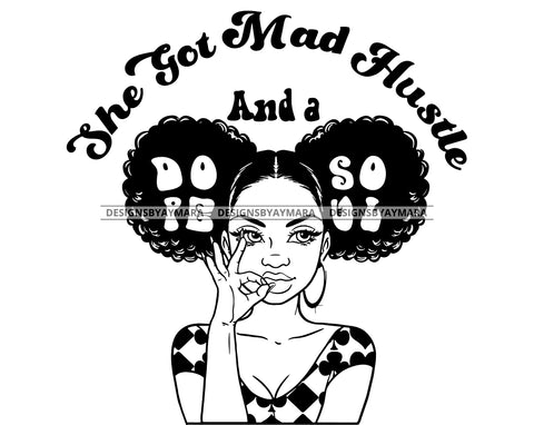 Mad Hustle Dope Soul BW With Words Club Dress SVG JPG PNG Vector Clipart Cricut Silhouette Cut Cutting