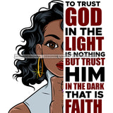 Classy Lola Half Face Religious Quotes Special Neck Length Wavy Hairstyle Banner SVG JPG PNG Vector Clipart Cricut Silhouette Cut Cutting