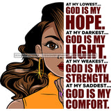 Classy Lola Half Face Religious Quotes Beautiful Long Wavy Hairstyle Banner SVG JPG PNG Vector Clipart Cricut Silhouette Cut Cutting