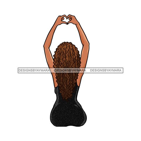 Love And Peace Woman Showing Love And Peace  JPG PNG  Clipart Cricut Silhouette Cut Cutting