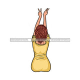 Woman Showing Love Hearts Peace  JPG PNG  Clipart Cricut Silhouette Cut Cutting