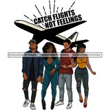 Couples Adventure Getaway Buddies Airport Airplane Vacation Trip Illustration SVG JPG PNG Vector Clipart Cricut Silhouette Cut Cutting