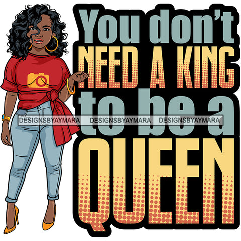 Afro Lola Boss Confident Classy Lady Life Quotes SVG Cutting Files For Silhouette Cricut and More