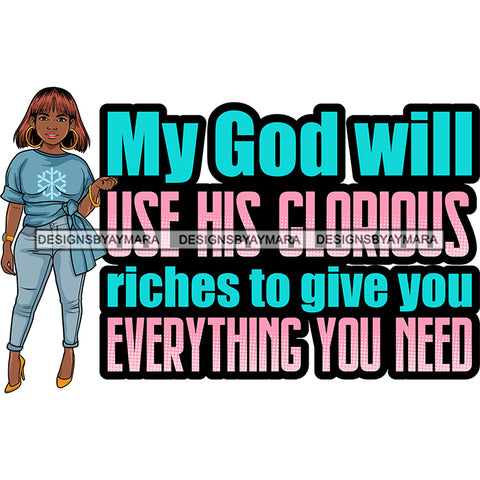 Afro Lola Boss Confident Classy Lady Life Quotes SVG Cutting Files For Silhouette Cricut and More