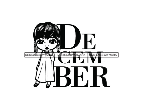 Bundle 12 Birthday Diva Months Celebration Queen Beautiful Woman Fashion Model Classy Glamour Swag SVG JPG PNG Vector Clipart Cricut Silhouette Cut Cutting