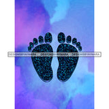 Blue Baby Feet Dripping   JPG PNG  Clipart Cricut Silhouette Cut Cutting
