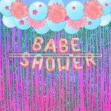 Babe Shower Graphic Balloons Banner JPG PNG  Clipart Cricut Silhouette Cut Cutting