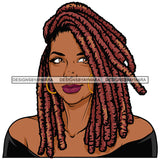 Woman Dreadlocks Locs Dreads Hairstyle Sisterlocks Melanin Nubian Black Girl Magic SVG JPG PNG Vector Clipart Cricut Silhouette Cut Cutting