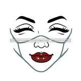 Transparent Woman Face In A Mask JPG  PNG Clipart Cricut Silhouette Cut Cutting