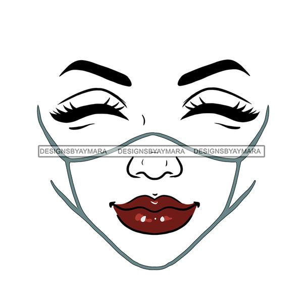 Transparent Woman Face In A Mask JPG  PNG Clipart Cricut Silhouette Cut Cutting