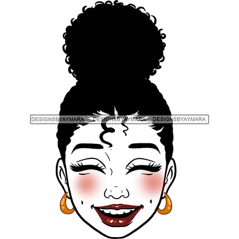 Transparent Black Woman Head Laughing JPG  PNG Clipart Cricut Silhouette Cut Cutting
