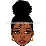Black Woman Head With Sad Face JPG PNG Clipart Cricut Silhouette Cut Cutting