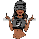 American Football Team Las Vegas Diva Melanin Woman Sports Touchdown Professional Uniform SVG PNG JPG Cutting Files For Silhouette Cricut and More!
