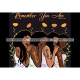 Remember You Are Ladies Lady Afro Black White Woman  JPG PNG  Clipart Cricut Silhouette Cut Cutting