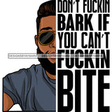 Afro Man Half Face Life Quote Attractive Sunglasses Bearded High Top Fade Hairstyle SVG JPG PNG Vector Clipart Cricut Silhouette Cut Cutting