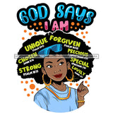 Afro Woman Hair Religious Quotes Bible Verses Peace Jesus Christ Illustration SVG JPG PNG Vector Clipart Cricut Silhouette Cut Cutting